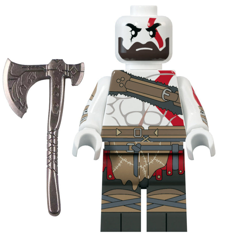 Kratos God of War Video Game Minifigure1