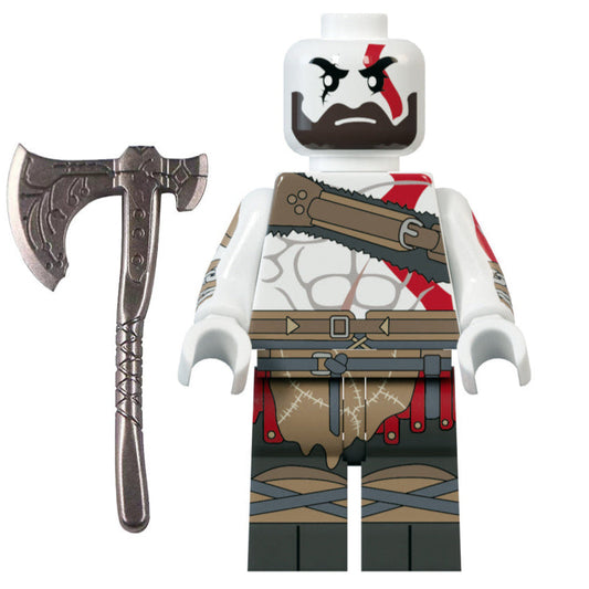 Kratos God of War Video Game Minifigure1