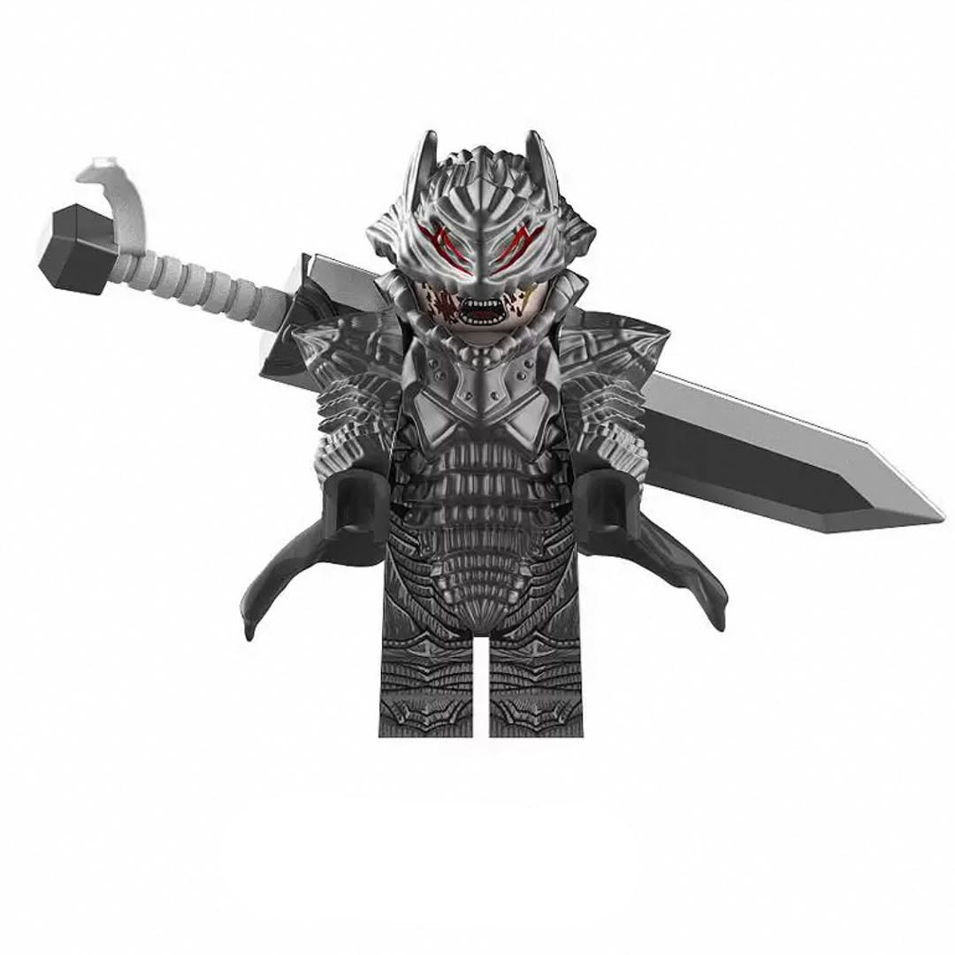 Guts Black Swordsman Custom Berserk Anime Minifigure1
