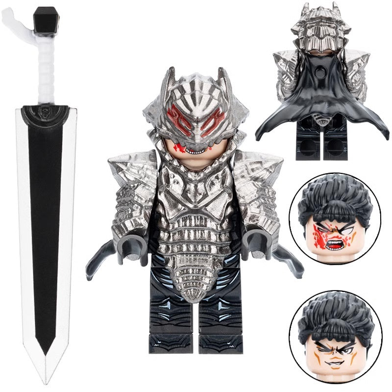 Guts Black Swordsman Custom Berserk Anime Minifigure3