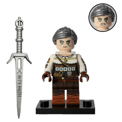 Ciri From The Witcher Custom Minifigure1