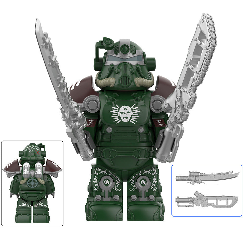 T-51 Power Armor (Gunner Sergeant) Custom Fallout Minifigure1