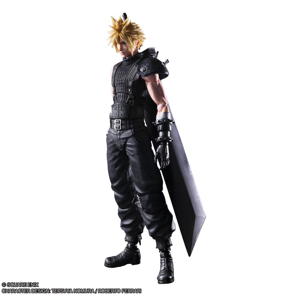 Final Fantasy VII Play Arts Kai Action Figure Cloud Strife 27cm3