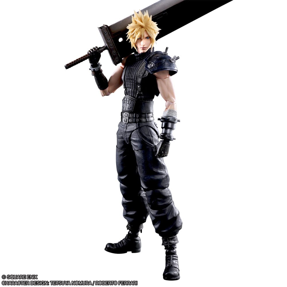 Final Fantasy VII Play Arts Kai Action Figure Cloud Strife 27cm4