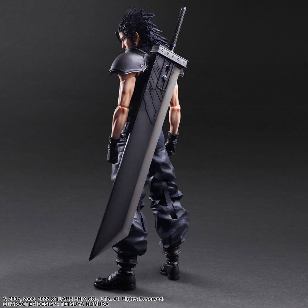 Final Fantasy VII Crisis Core Reunion Play Arts Kai Action Figure Zack Fair Soldier 1st Class 27cm4