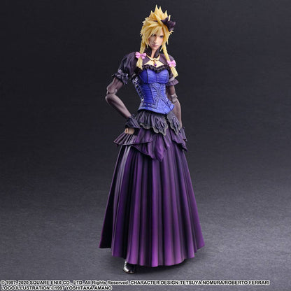 Final Fantasy VII Remake Play Arts Kai Action Figure Cloud Strife Dress Ver. 28cm8