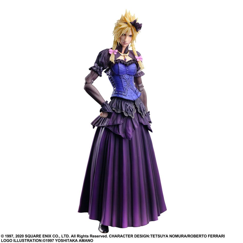 Final Fantasy VII Remake Play Arts Kai Action Figure Cloud Strife Dress Ver. 28cm2