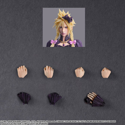 Final Fantasy VII Remake Play Arts Kai Action Figure Cloud Strife Dress Ver. 28cm14