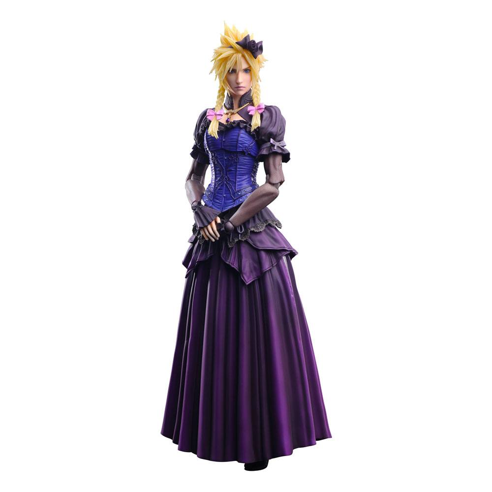 Final Fantasy VII Remake Play Arts Kai Action Figure Cloud Strife Dress Ver. 28cm1