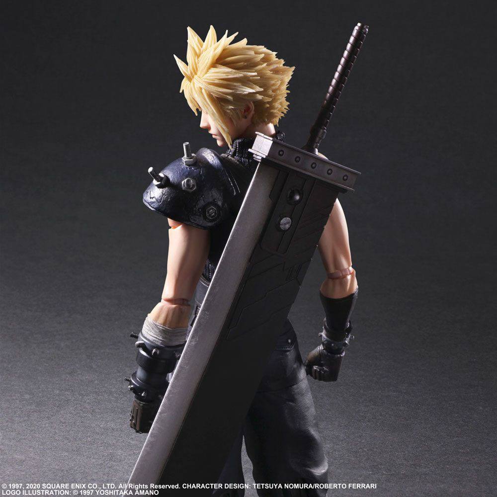 Final Fantasy VII Remake Play Arts Kai Action Figure Cloud Strife Ver. 2 27cm4