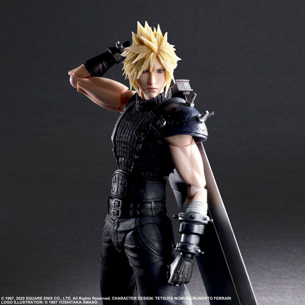 Final Fantasy VII Remake Play Arts Kai Action Figure Cloud Strife Ver. 2 27cm2