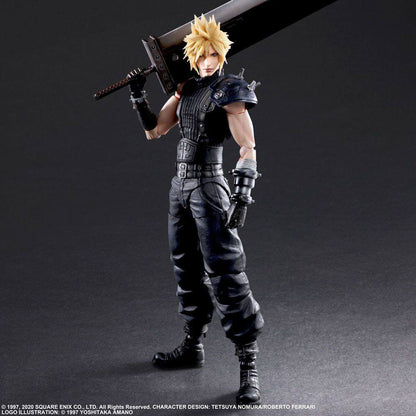 Final Fantasy VII Remake Play Arts Kai Action Figure Cloud Strife Ver. 2 27cm8