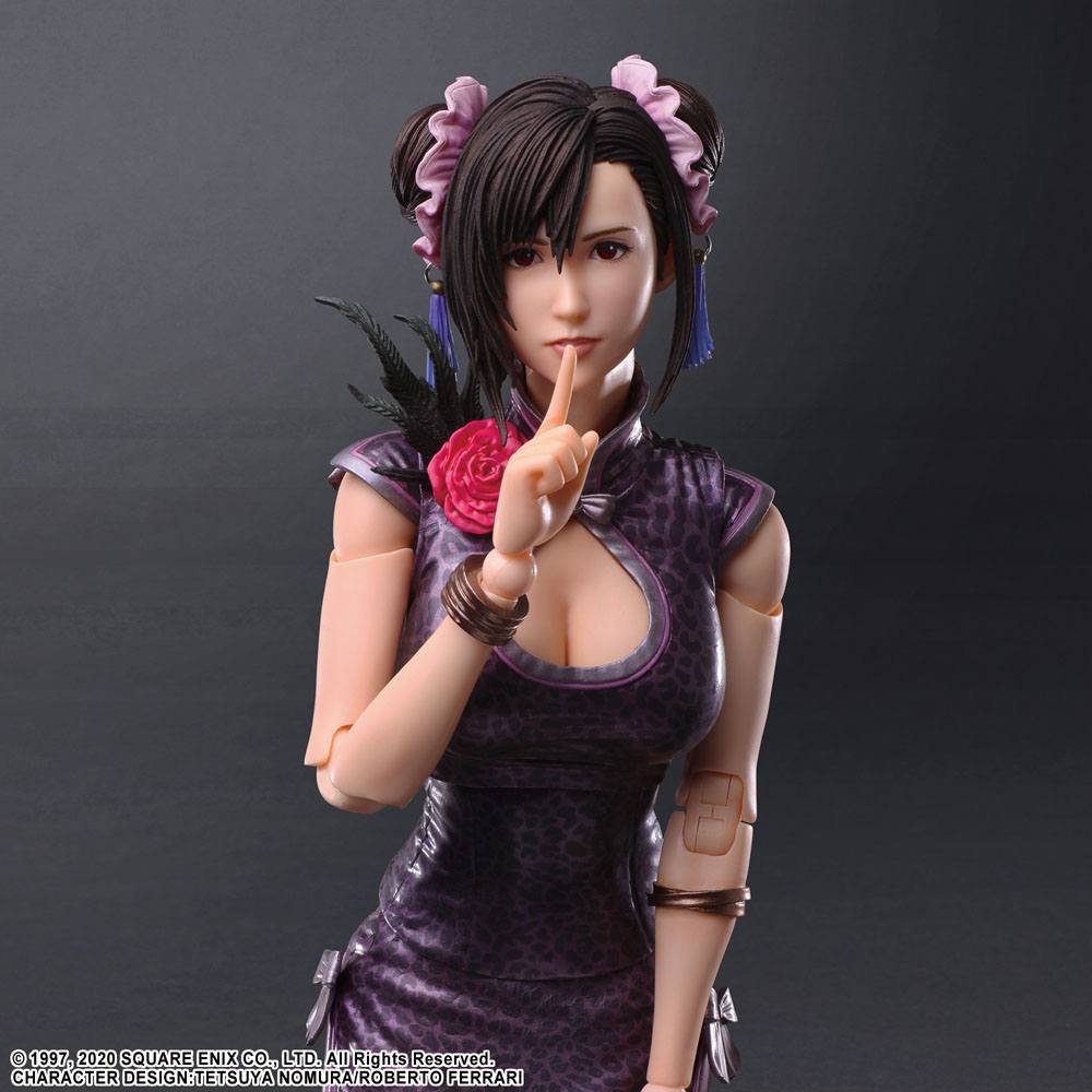 Final Fantasy VII Remake Play Arts Kai Action Figure Tifa Lockhart Sporty Dress Ver. 25cm7