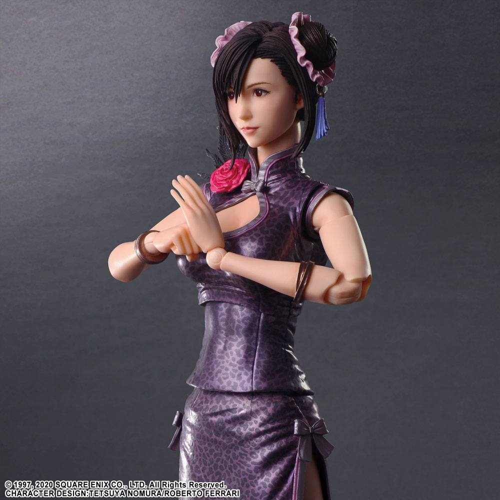 Final Fantasy VII Remake Play Arts Kai Action Figure Tifa Lockhart Sporty Dress Ver. 25cm8