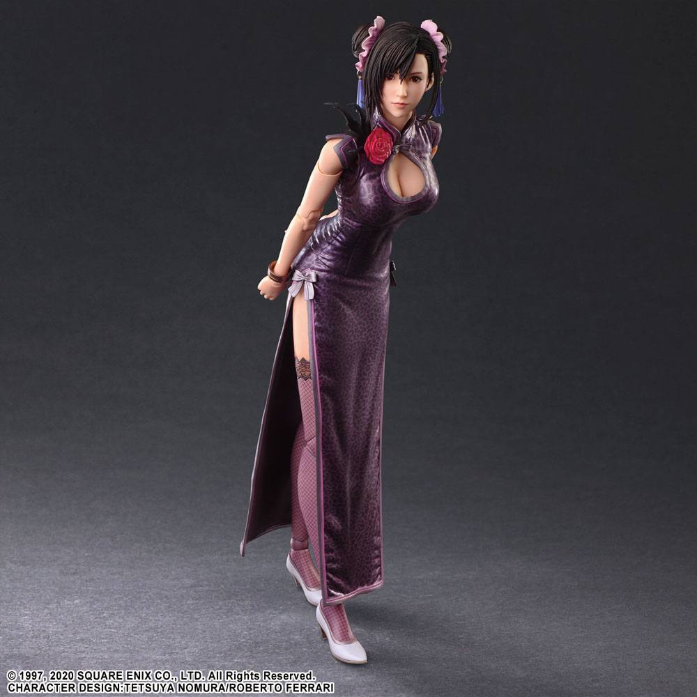Final Fantasy VII Remake Play Arts Kai Action Figure Tifa Lockhart Sporty Dress Ver. 25cm4