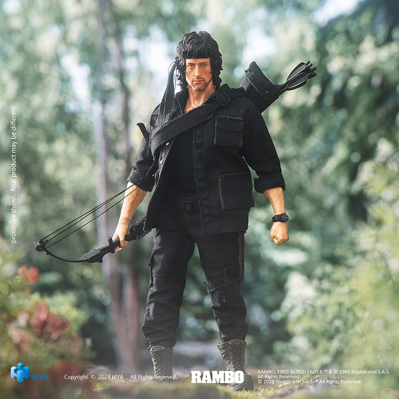 First Blood II Exquisite Super Series Action Figure 1/12 First Blood II John Rambo 16cm7