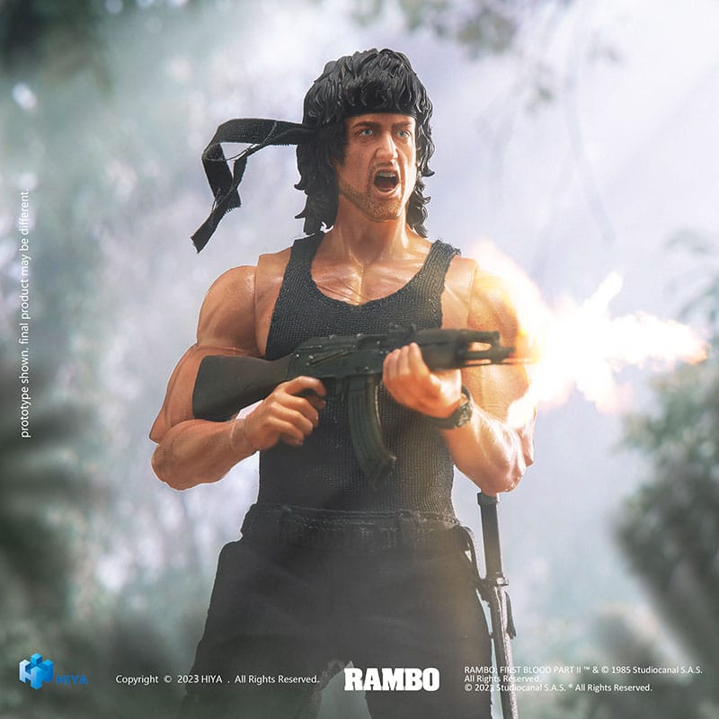 First Blood II Exquisite Super Series Action Figure 1/12 First Blood II John Rambo 16cm8