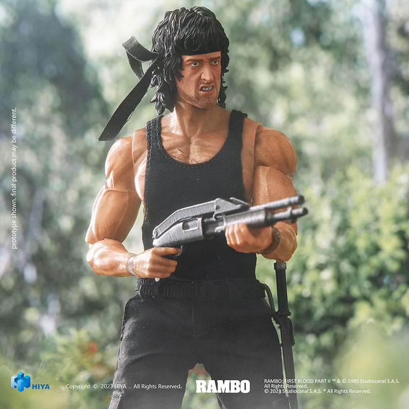 First Blood II Exquisite Super Series Action Figure 1/12 First Blood II John Rambo 16cm9