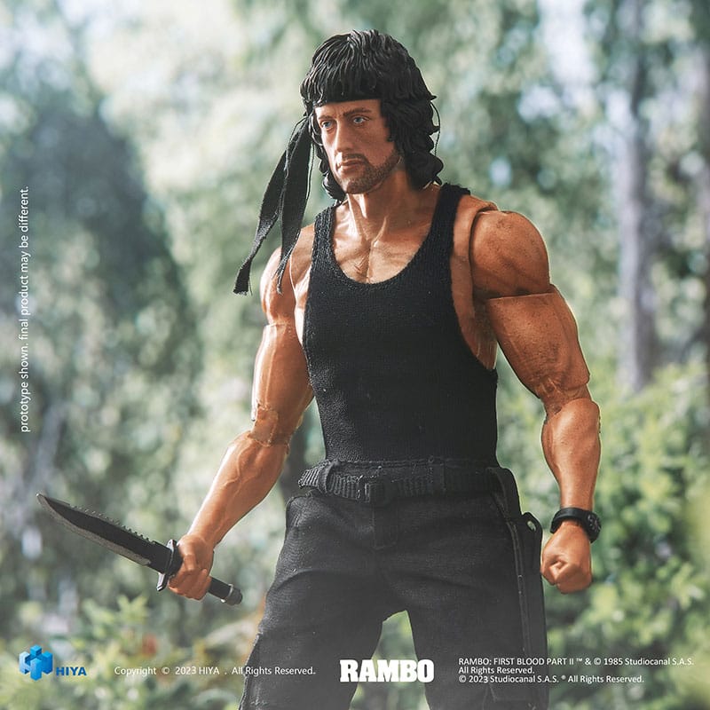 First Blood II Exquisite Super Series Action Figure 1/12 First Blood II John Rambo 16cm10