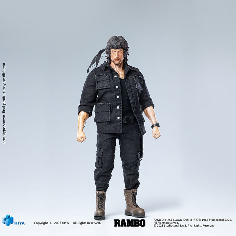 First Blood II Exquisite Super Series Action Figure 1/12 First Blood II John Rambo 16cm3