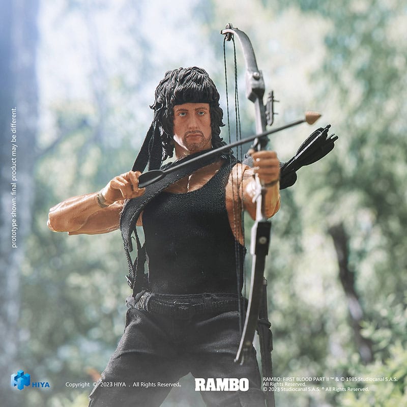 First Blood II Exquisite Super Series Action Figure 1/12 First Blood II John Rambo 16cm5