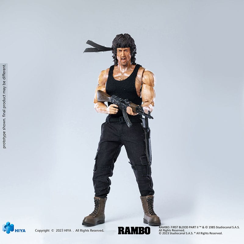 First Blood II Exquisite Super Series Action Figure 1/12 First Blood II John Rambo 16cm1