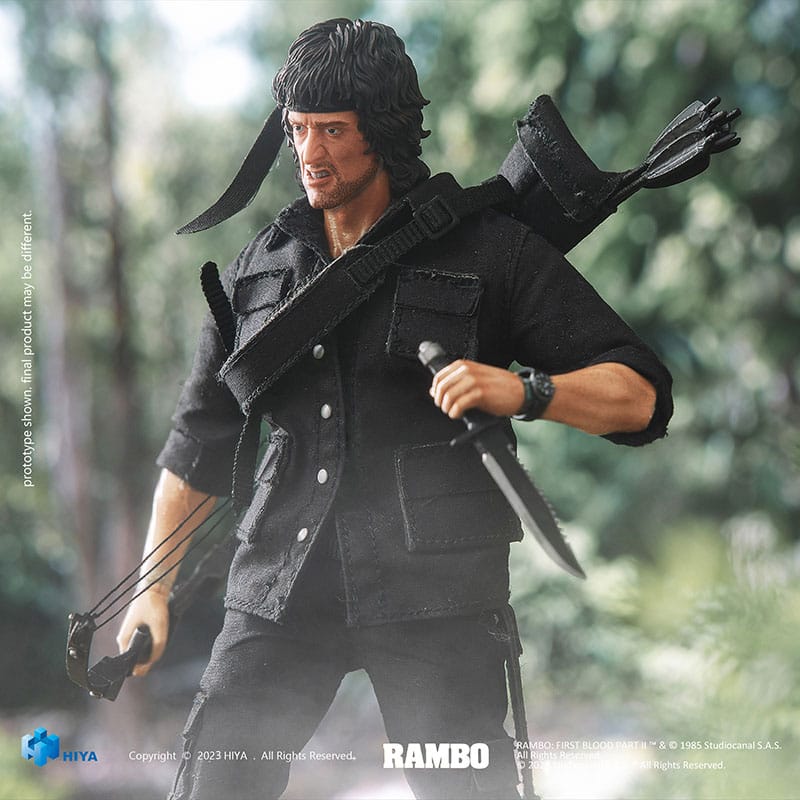 First Blood II Exquisite Super Series Action Figure 1/12 First Blood II John Rambo 16cm6