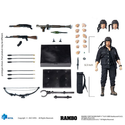 First Blood II Exquisite Super Series Action Figure 1/12 First Blood II John Rambo 16cm11
