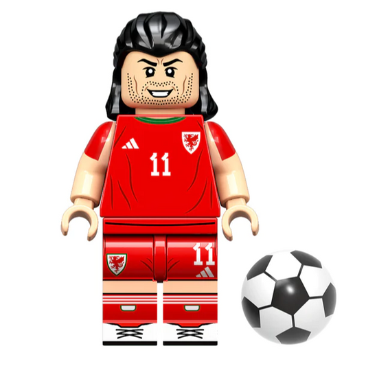 Gareth Bale Custom Minifigure Football Player1