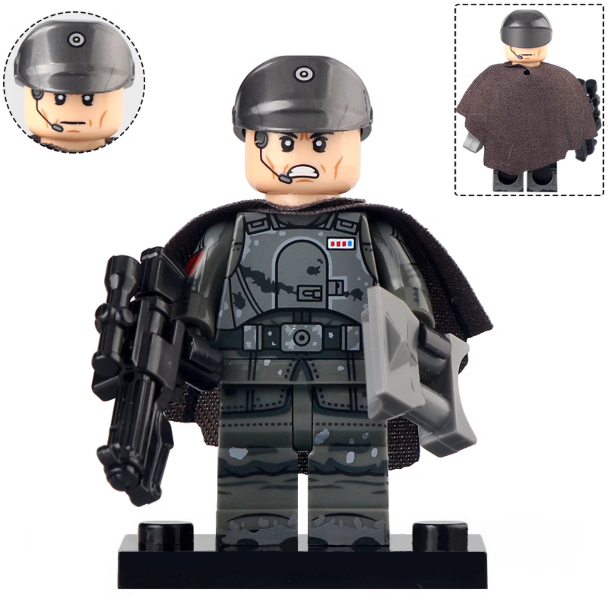 Imperial Mudtrooper Captain Custom Star Wars Minifigure1