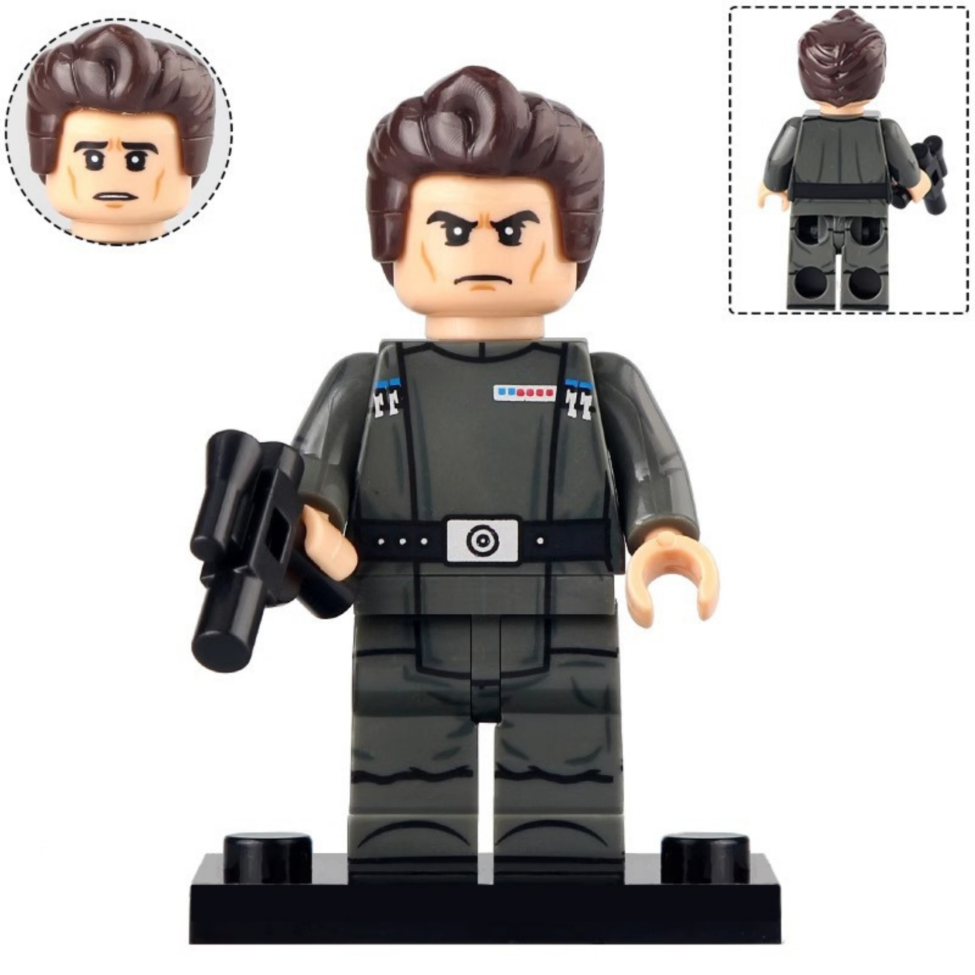 Vice Admiral Edmon Rampart Custom Star Wars Minifigure1