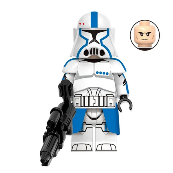 Heavy Blue Assault Trooper Custom Star Wars Minifigure1
