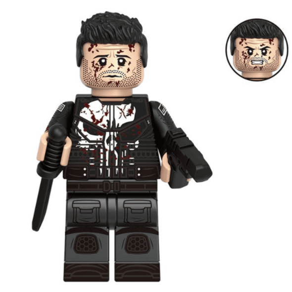 Punisher (Daredevil) Custom Marvel Superhero Minifigure2