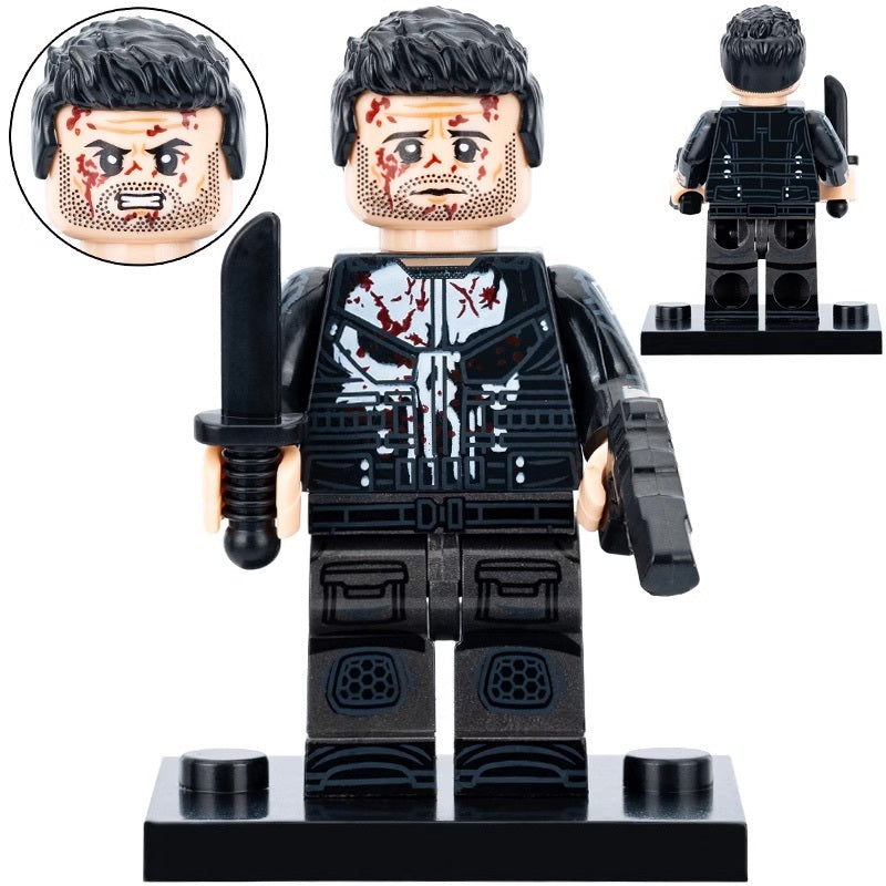 Punisher (Daredevil) Custom Marvel Superhero Minifigure1
