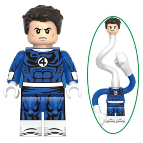 Mr Fantastic (Fantastic Four) Custom Marvel Superhero Minifigure1