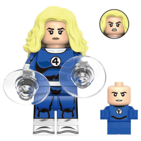 Invisible Woman (Fantastic Four) Custom Marvel Superhero Minifigure1