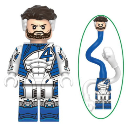 Mr Fantastic (Marvel Rivals) Custom Marvel Superhero Minifigure1