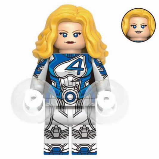 Invisible Woman (Marvel Rivals) Custom Marvel Superhero Minifigure1
