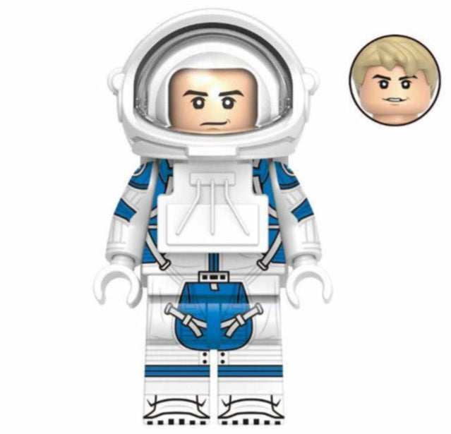 Johnny Storm (Space Suit) Custom Marvel Superhero Minifigure