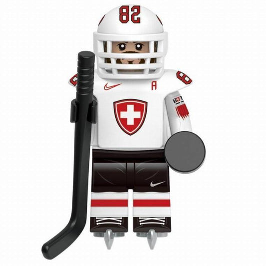 Swiss National Ice Hockey Team Player Custom Minifigure1