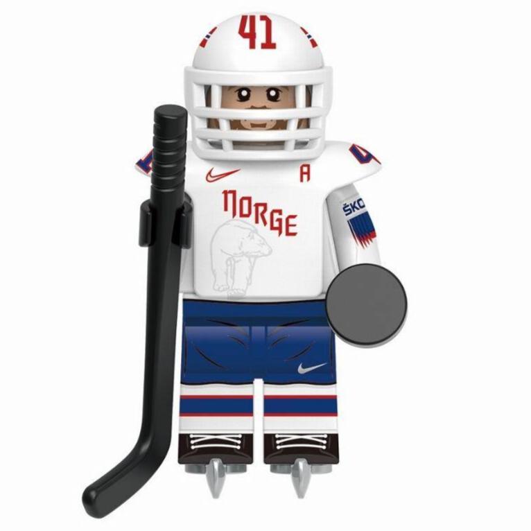 Norwegian National Ice Hockey Team Player Custom Minifigure1