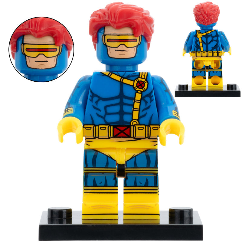 Cyclops (X-Men) Custom Marvel Superhero Minifigure1