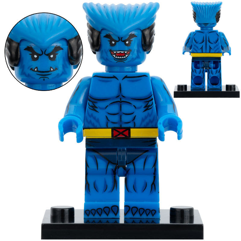 Beast (X-Men) Custom Marvel Superhero Minifigure1