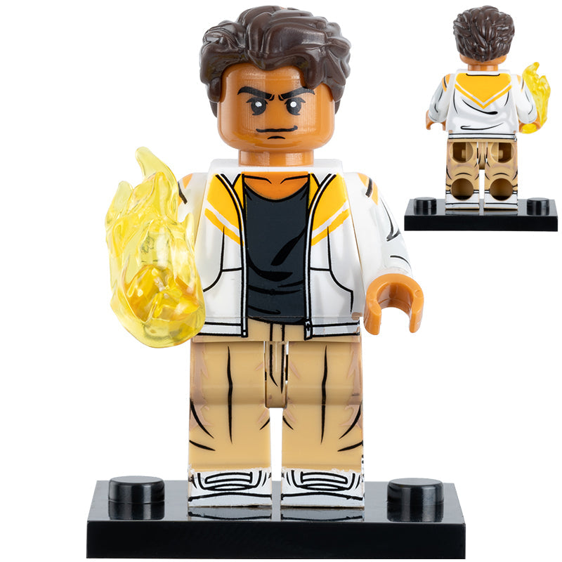 Sunspot (X-Men) Custom Marvel Superhero Minifigure1