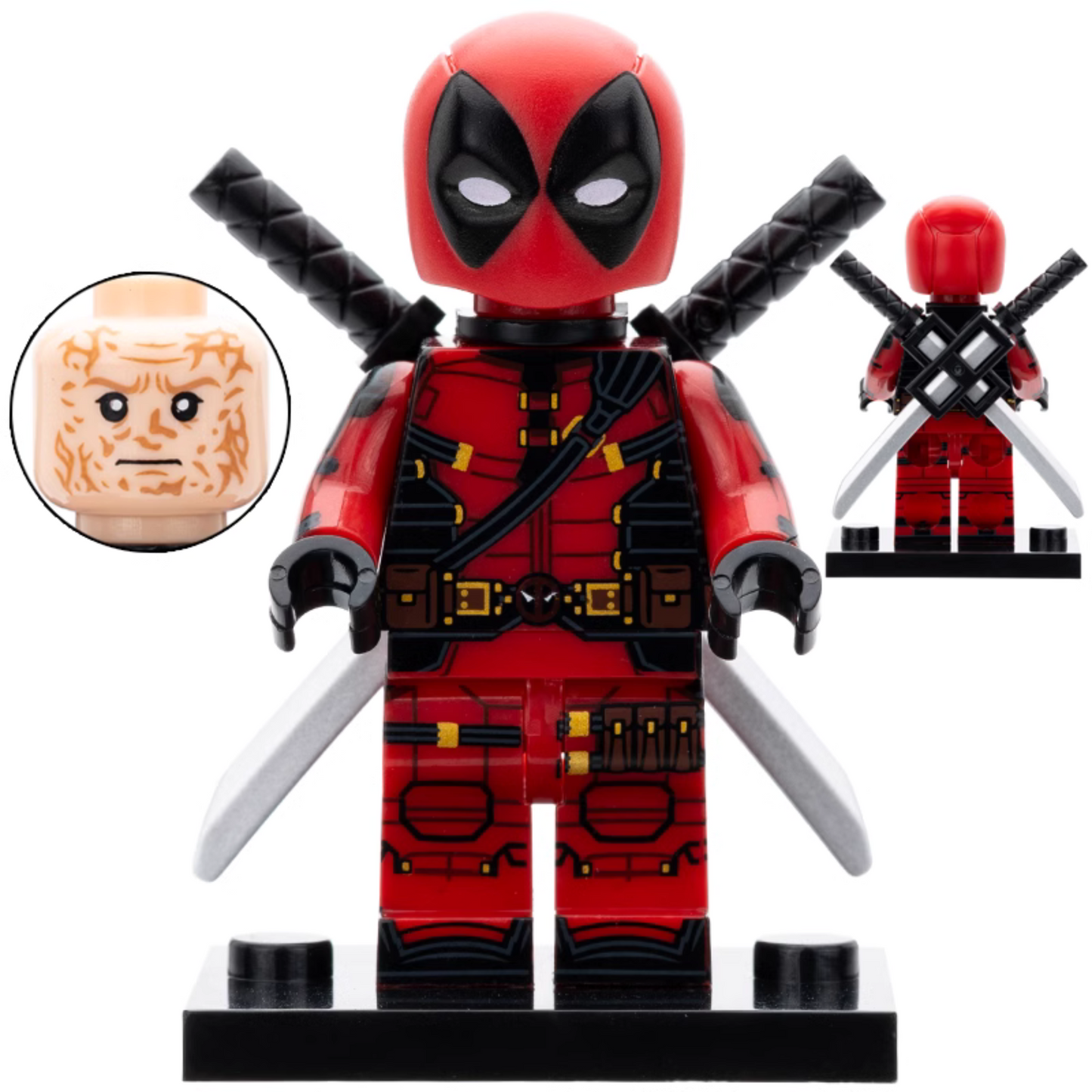 Deadpool Custom Marvel Superhero Minifigure1