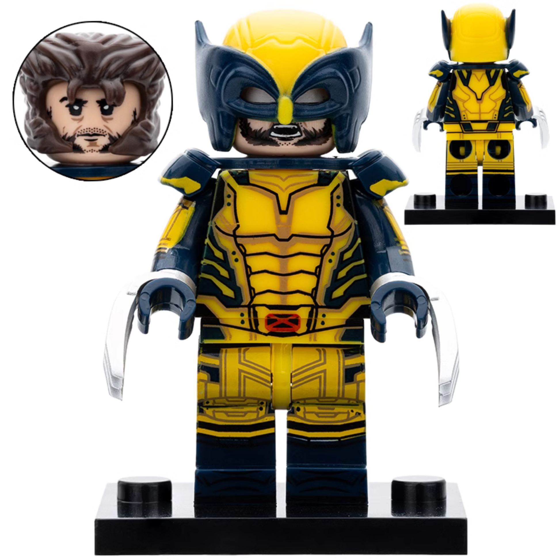 Wolverine (Deadpool) Custom Marvel Superhero Minifigure1