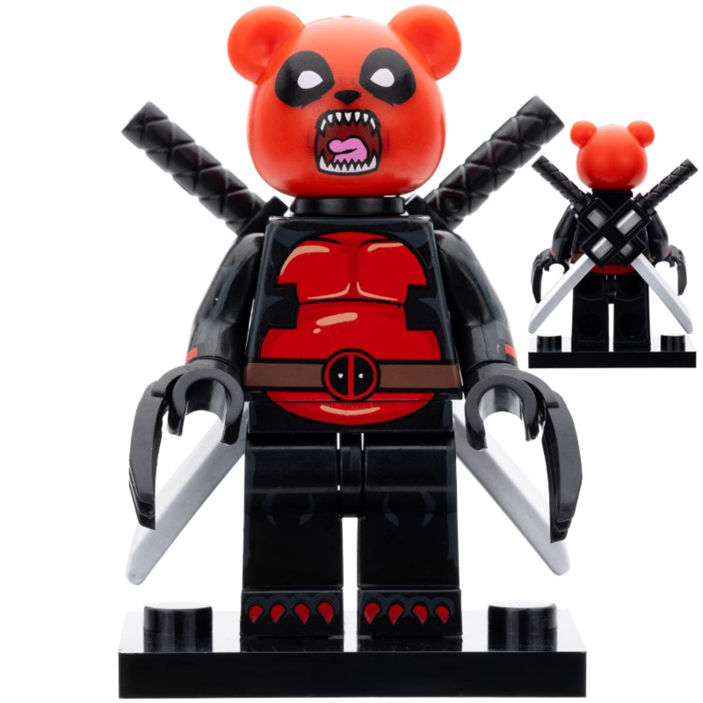 Pandapool Deadpool Custom Marvel Superhero Minifigure1