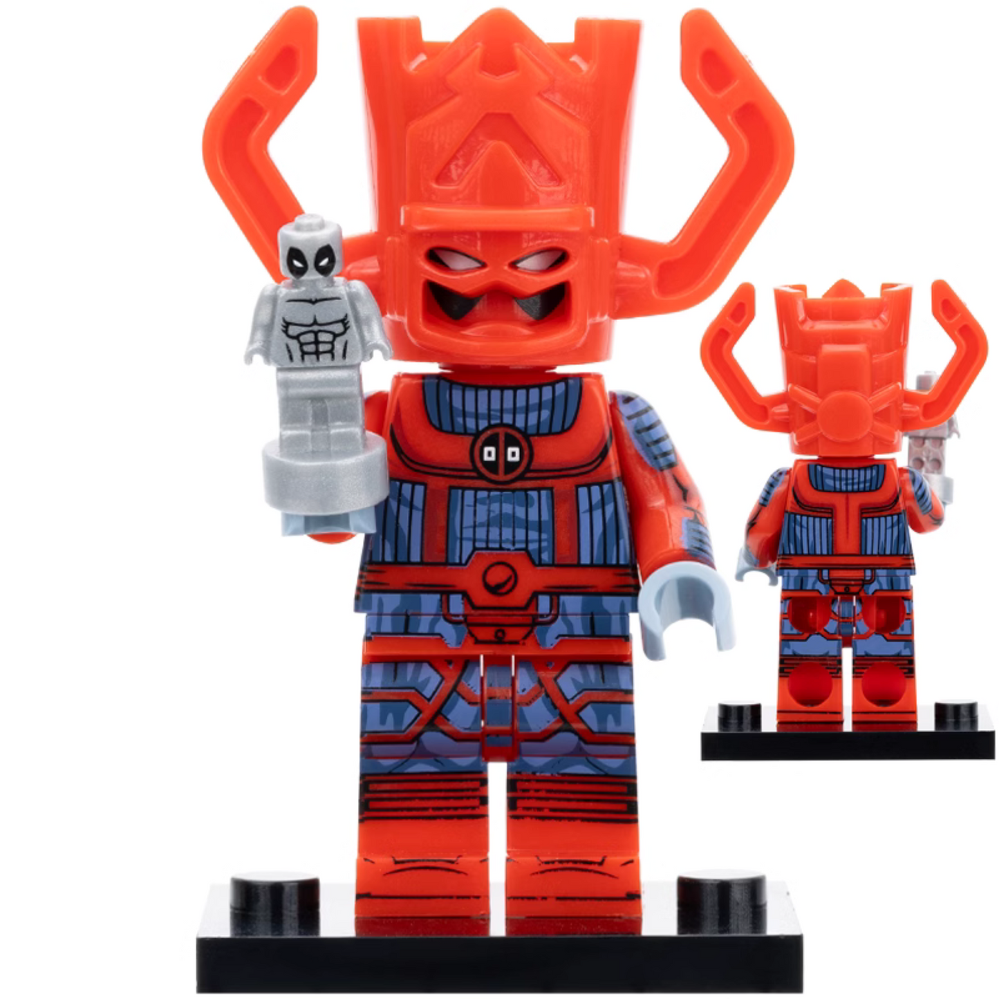 Galactipool Deadpool Custom Marvel Superhero Minifigure1
