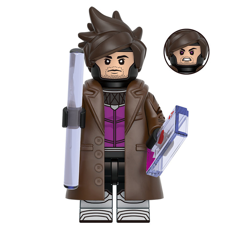 Gambit (X-Men) Custom Marvel Superhero Minifigure1