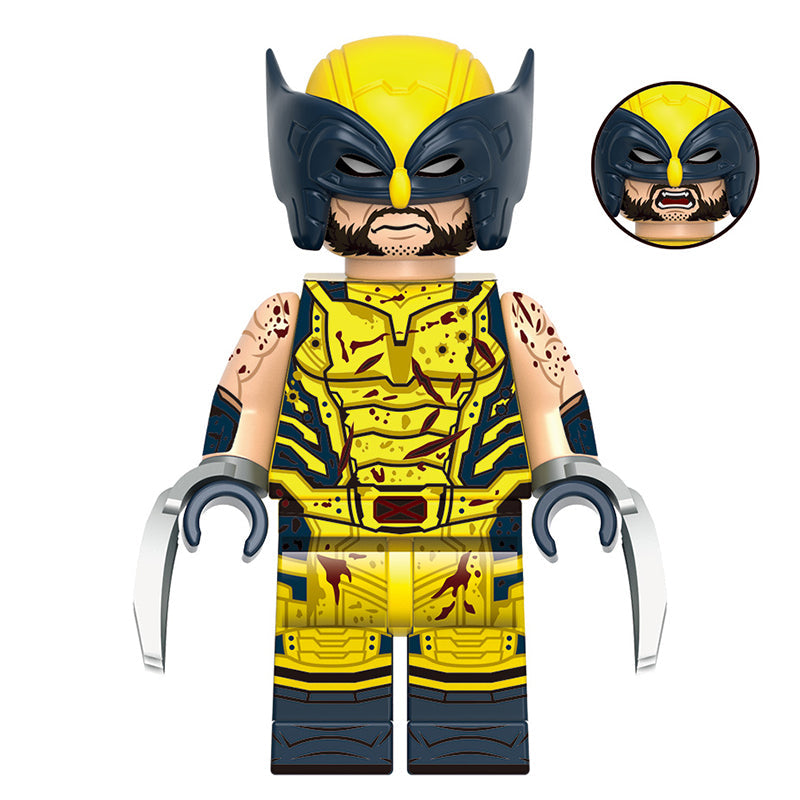 Wolverine (X-Men) Custom Marvel Superhero Minifigure1